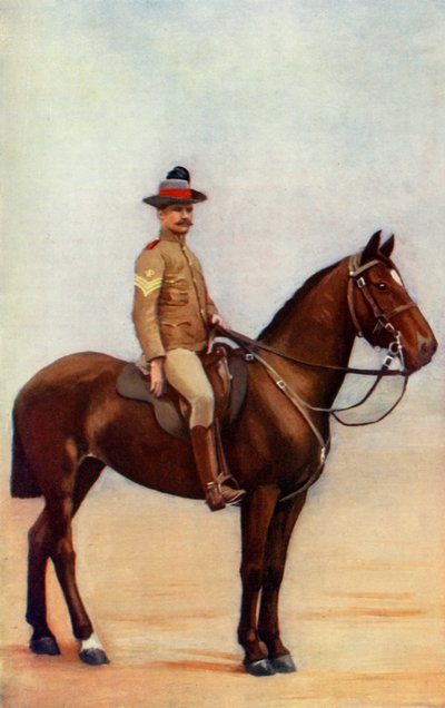 Sergeant-Majoor van de New South Wales Lancers door Gregory and Co