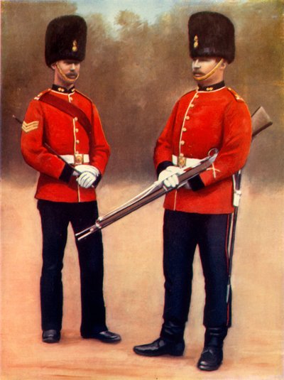 Sergeant en soldaat van de Dubin Fusiliers door Gregory and Co