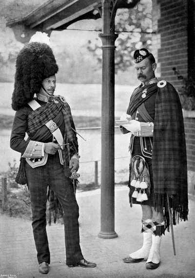 De Kolonel van het 1e Bataljon Argyll en Sutherland Highlanders, 1896 door Gregory and Co