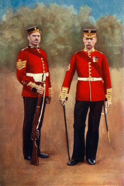 De Grenadier Guards Kleur-Sergeant & Sergeant-Majoor, 1901 door Gregory and Co