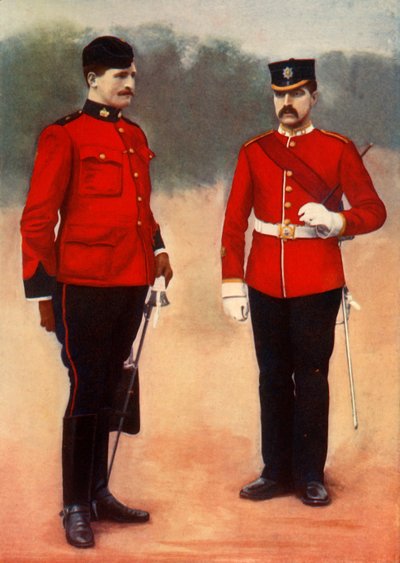 West Surrey Adjudant en East Surrey Sergeant-Majoor, 1901 door Gregory and Co