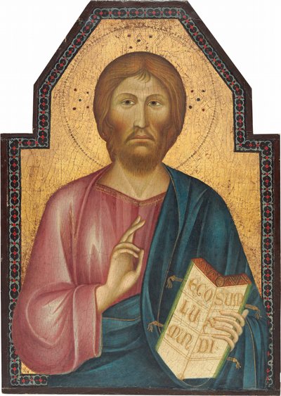 Christus zegent, ca. 1310 door Grifo di Tancredi