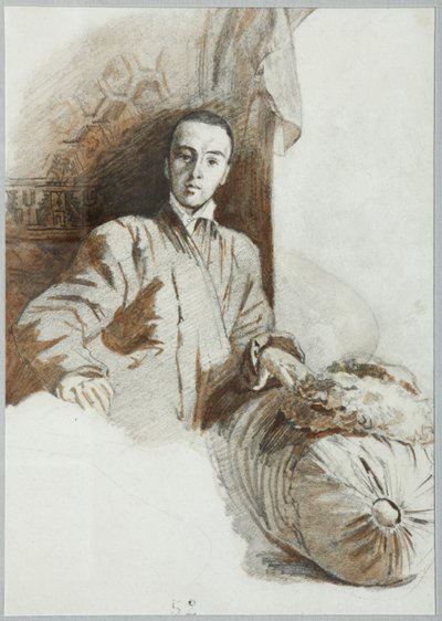 Portret van graaf Alexander Illarionovich Vasilchikov door Grigori Grigorevich Gagarin
