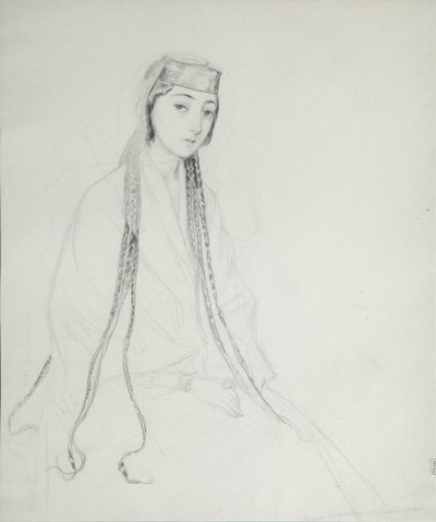 Portret van Prinses Maria Maiko Orbeliani 1818-1849, 1840-1842 door Grigori Grigorevich Gagarin