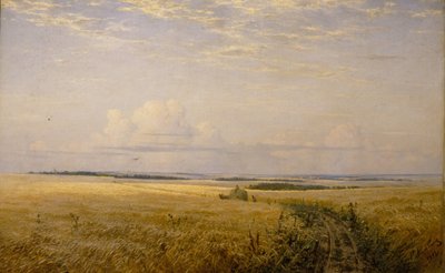 De rijpende velden, 1892 door Grigori Grigoryevich Myasoedov