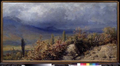 Herfstzicht op de Krim door Grigori Grigoryevich Myasoedov