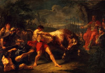 De krachtproef van Yan Usmar, 1796 door Grigori Ivanovich Ugryumov