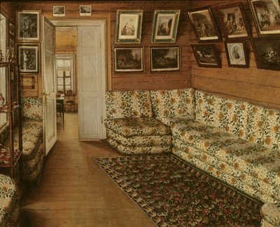 Ontvangstruimte van een herenhuis door Grigori Vasilievich Soroka