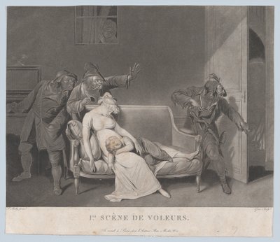 Eerste scène van dieven door Gror