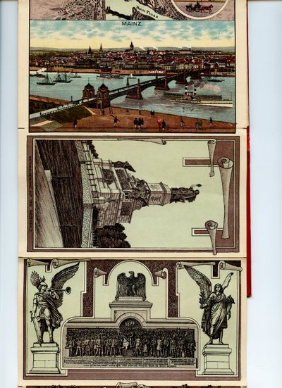 Nieuwste Rijnpanorama van Mainz-Keulen (10) door Grossh. S. Hofbuchbinderei u. Albumfabrik Eisenach Photo.Lithogr. v. Wilh.Schülz