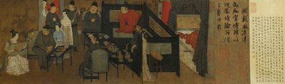 Nachtelijke revels van Han Xizai door Gu Hongzhong