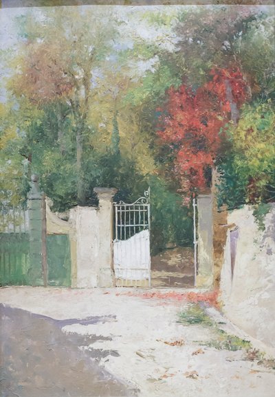Poorten van Villa Pucci in Florence door Gualtiero Baynes