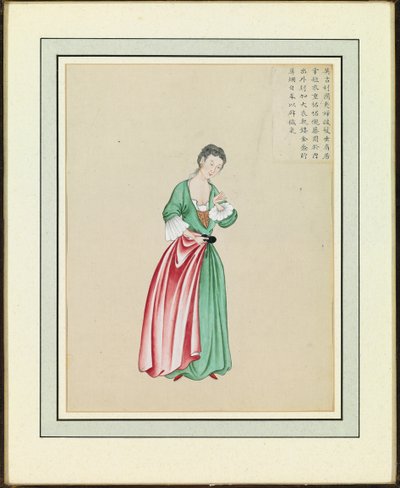 Portret van een buitenlander door Guanpeng Ding