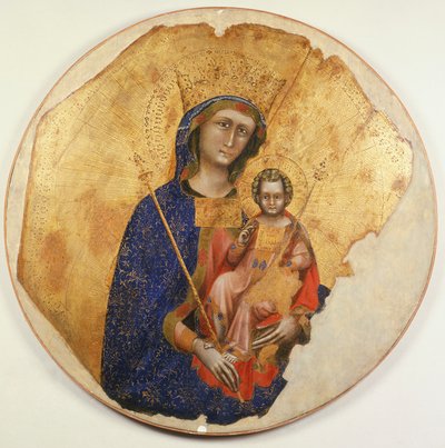Madonna met Kind door Guariento di Arpo