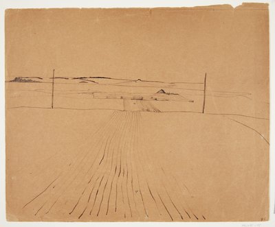 Landschap door Gudrun Traustedt