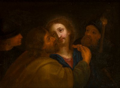 Verraad van Christus door Guercino