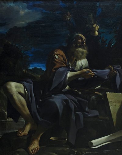 Elia gevoed door raven door Guercino (1591 1666)