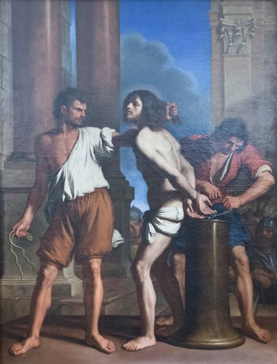 Geseling van Christus door Guercino (1591 1666)