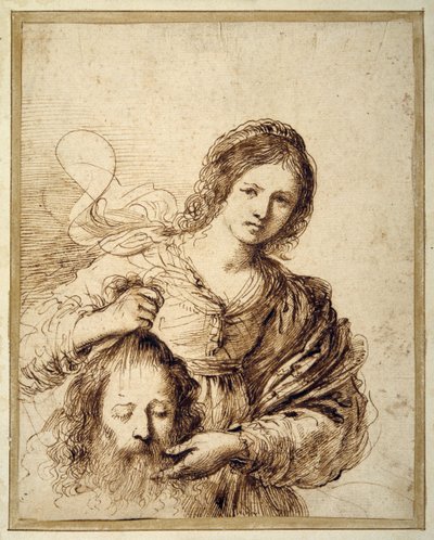 Judith met het hoofd van Holofernes door Guercino (1591 1666)