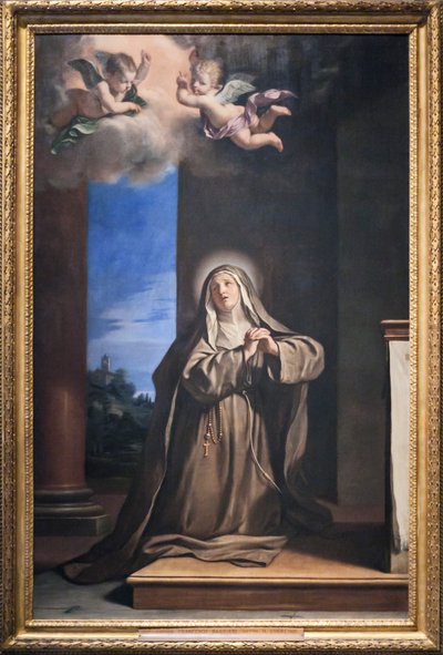 Heilige Maria Magdalena Boetvaardig door Guercino (1591 1666)
