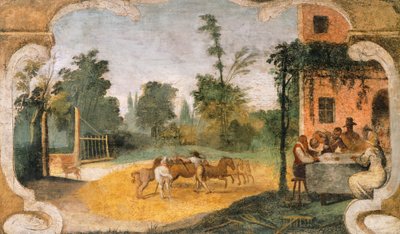 De dorsing door Guercino