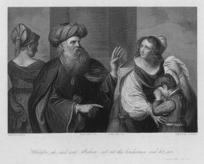 Verdrijf deze slavin en haar zoon, Genesis XXI door Guercino