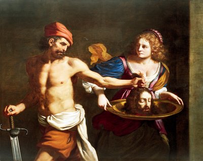 Salome ontvangt het hoofd van Johannes de Doper door Guercino (1591 1666)