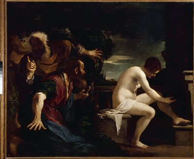 Suzanne en de Ouderen door Guercino