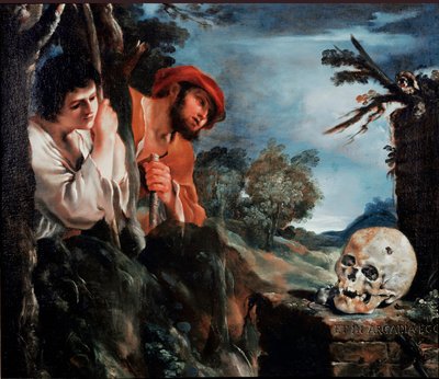 De herders van Arcadië door Guercino