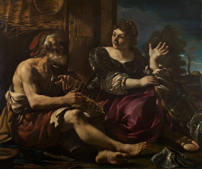 Erminia en de herder door Guercino