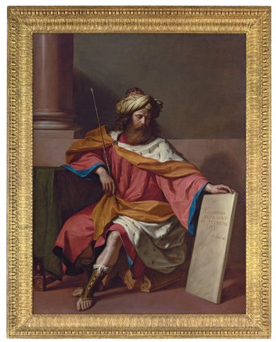 Koning David door Guercino
