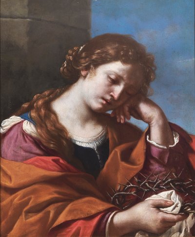 Maria Magdalena met de Doornenkroon door Guercino