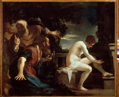 Suzanne en de ouderlingen door Guercino