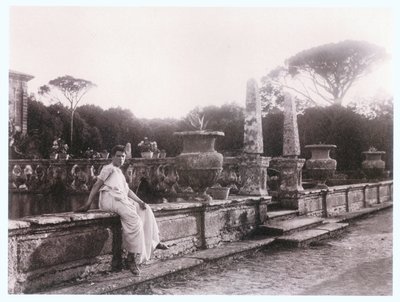 Bagnaia, Villa Lante (foto) door Guglielmo (1852 1930) Plüschow