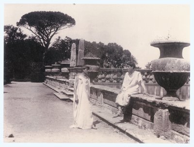 Bagnaia, Villa Lante (foto) door Guglielmo (1852 1930) Plüschow