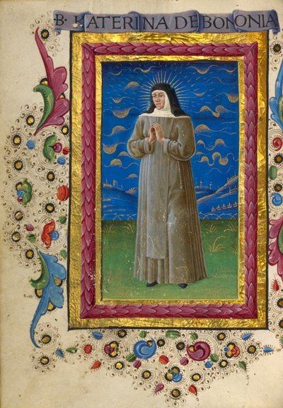 Heilige Catharina van Bologna door Guglielmo Giraldi