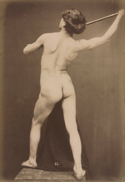 Mannelijke naakt, ca. 1870-1875 door Guglielmo Marconi