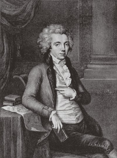Portret van Graaf Pavel Martynovich Skavronsky 1757-1793, 1791 door Guglielmo Morghen