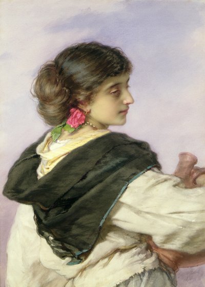 Een Jonge Waterdrager, 1870 door Guido Bach