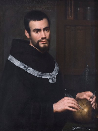 Portret van een jonge monnik door Guido Cagnacci