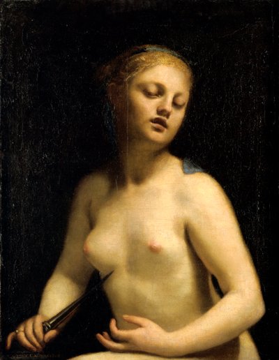 De dood van Lucretia, 17e eeuw door Guido Cagnacci