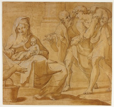 Aanbidding van de herders door Guido Reni