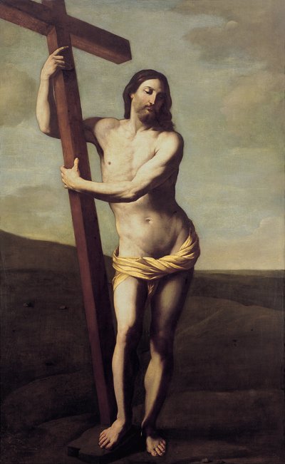 Christus omarmt het kruis door Guido Reni