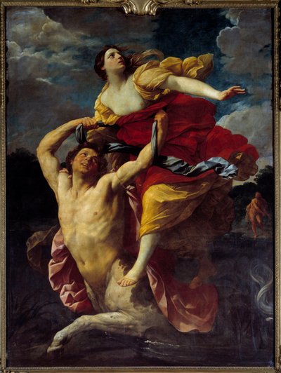 Dejanire ontvoerd door de centaur Nessus door Guido Reni