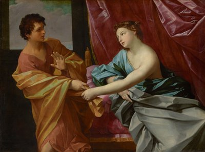 Jozef en de vrouw van Potifar door Guido Reni