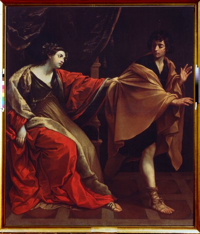 Jozef en de vrouw van Potifar door Guido Reni