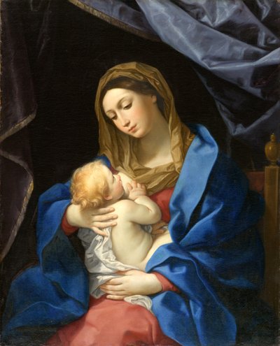 Madonna en kind, ca. 1628-1630 door Guido Reni