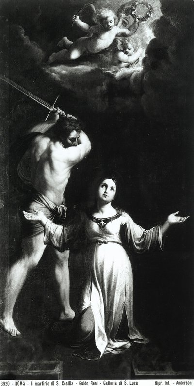 Martelaarschap van Sint Cecilia, c.1603 door Guido Reni