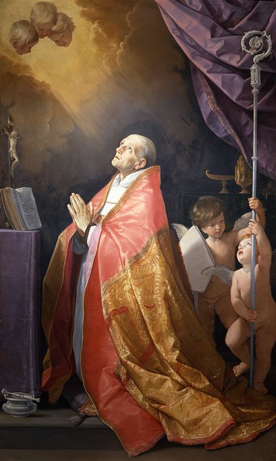 Heilige Andrea Corsini door Guido Reni