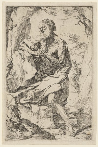 Sint Hiëronymus door Guido Reni